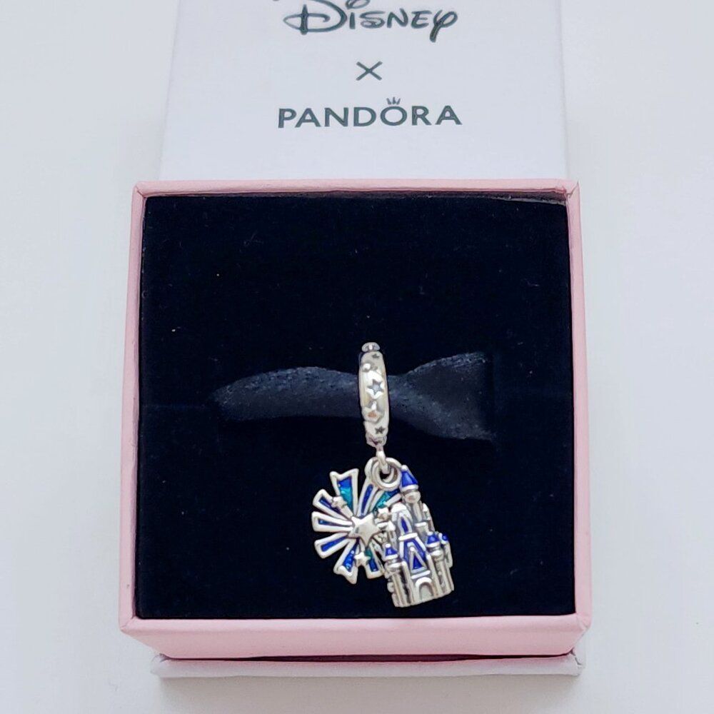 Pandora Disney Parks Castle and Fireworks Charm